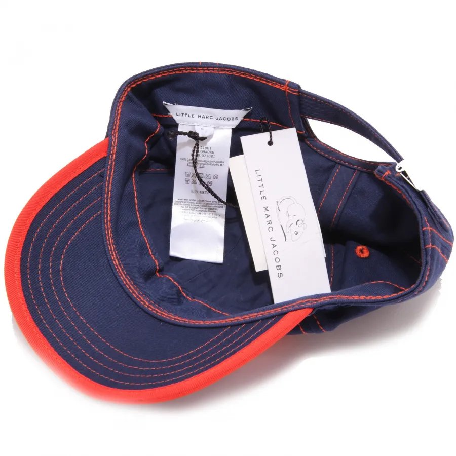 1685W cappello bimbo LITTLE MARC JACOBS blu/orange baseball cap hat kid