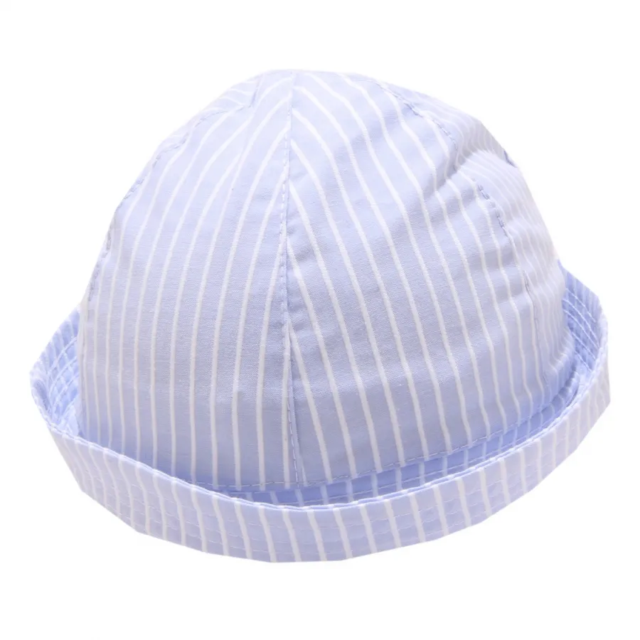 4615X cappello bimbo M. FERRARRI white/light blue cotton boy hat