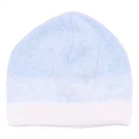 4646X cappello bimbo BABY GRAZIELLA white/light blue cotton boy hat