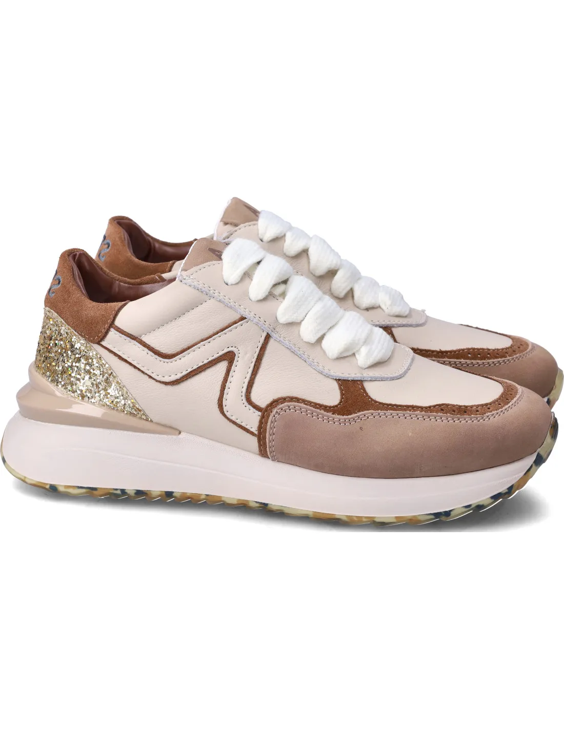 Accademia 72 sneakers donna beige