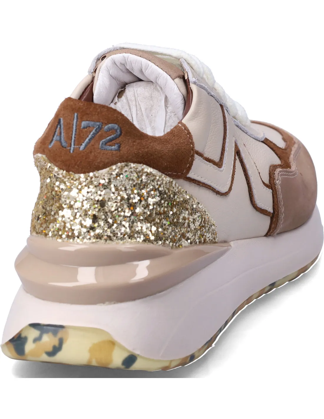 Accademia 72 sneakers donna beige