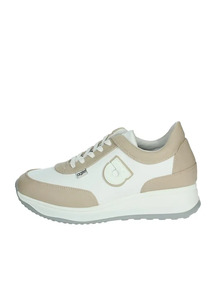 Agile By Rucoline  SNEAKERS BASSA AUDREY 1304 BIANCO/BEIGE