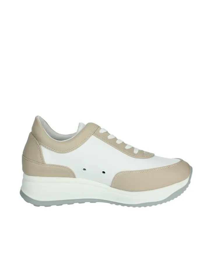 Agile By Rucoline  SNEAKERS BASSA AUDREY 1304 BIANCO/BEIGE