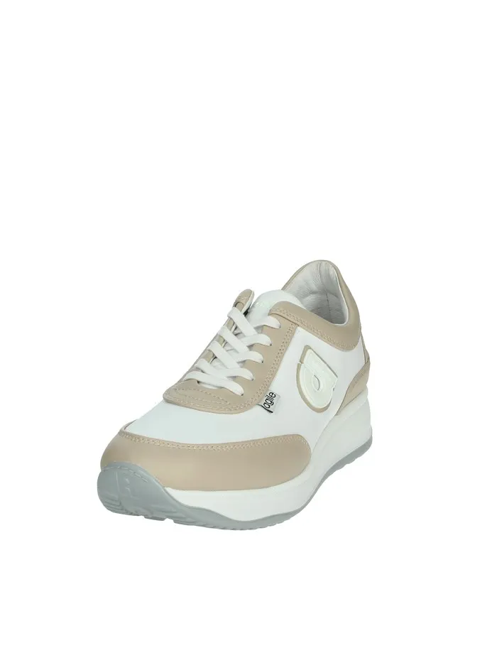 Agile By Rucoline  SNEAKERS BASSA AUDREY 1304 BIANCO/BEIGE