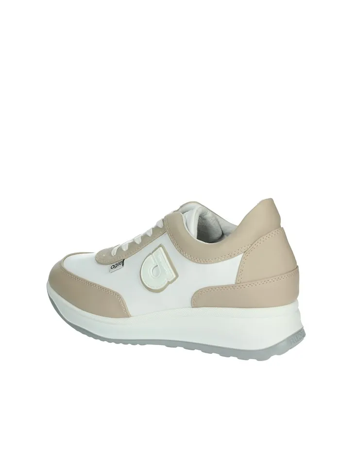 Agile By Rucoline  SNEAKERS BASSA AUDREY 1304 BIANCO/BEIGE