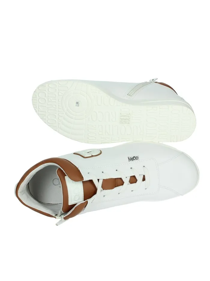 Agile By Rucoline  SNEAKERS BASSA JACKIE 226 BIANCO/CUOIO