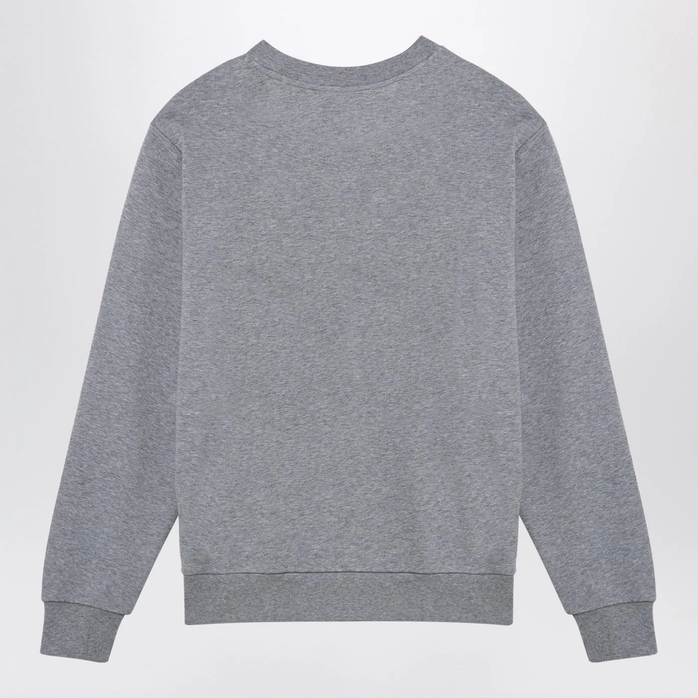 A.P.C. Felpa di cotone grigio con logo