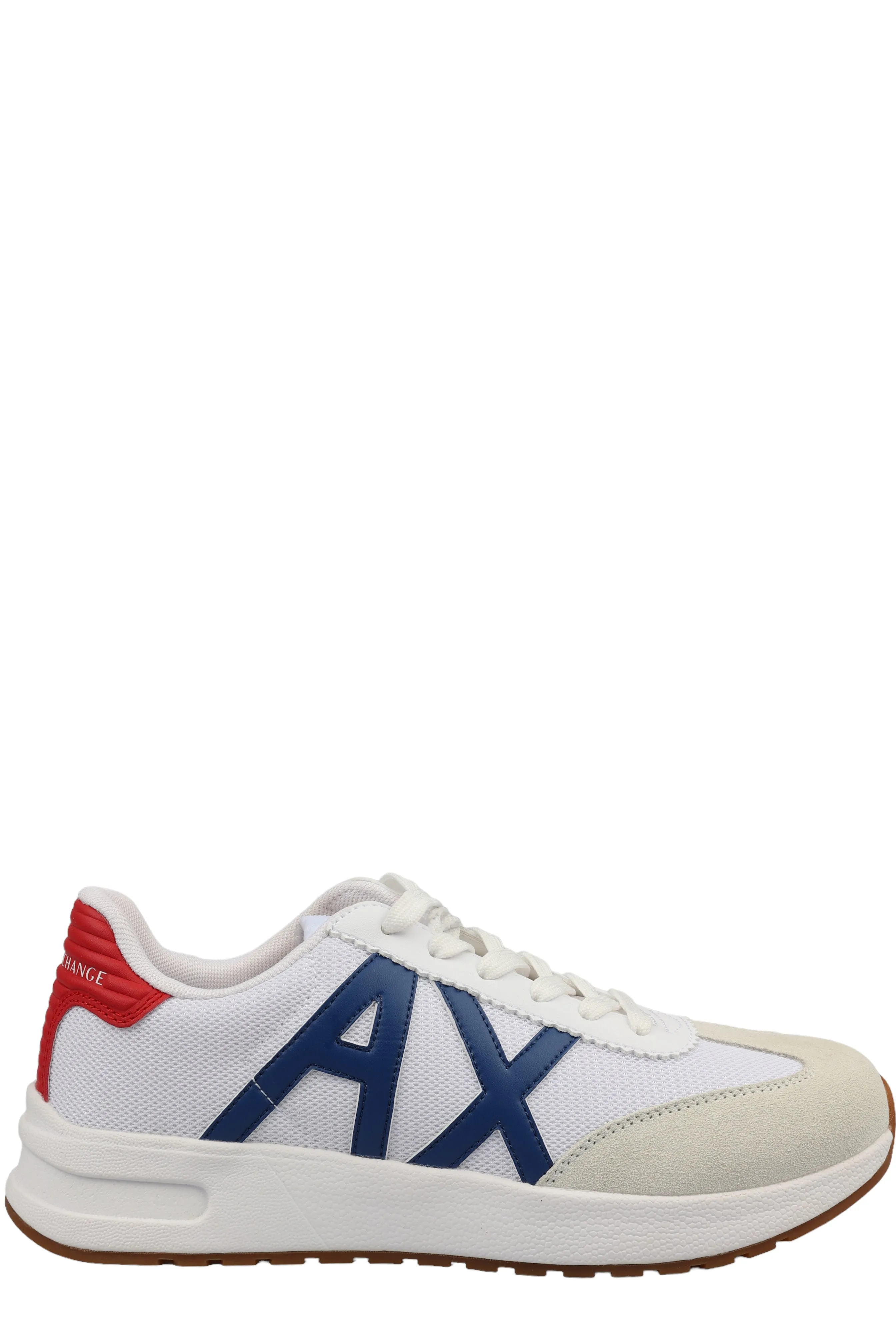 ARMANI EXCHANGE LEATHER SNEAKERS