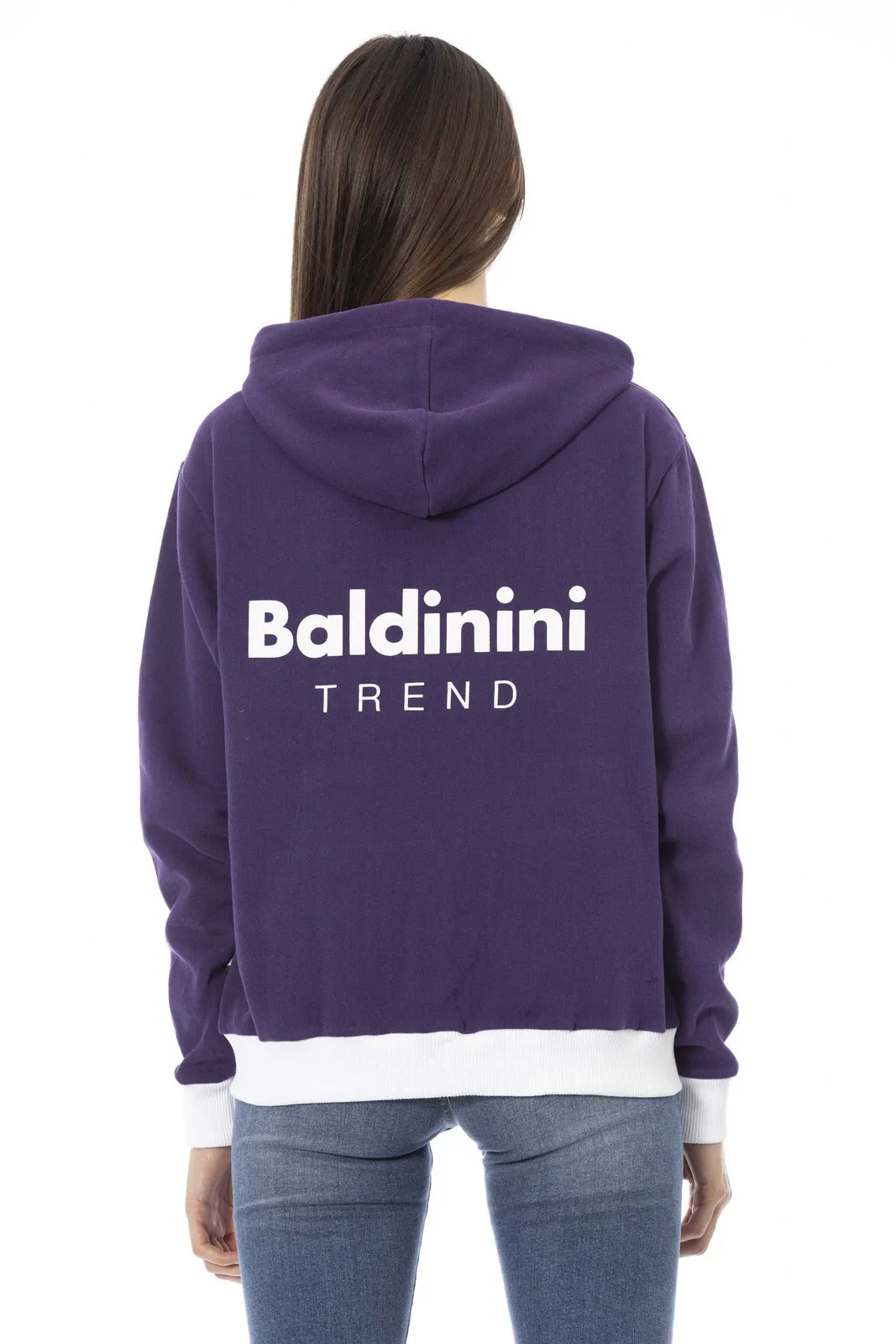 Baldinini Trend felpa viola-bianco   