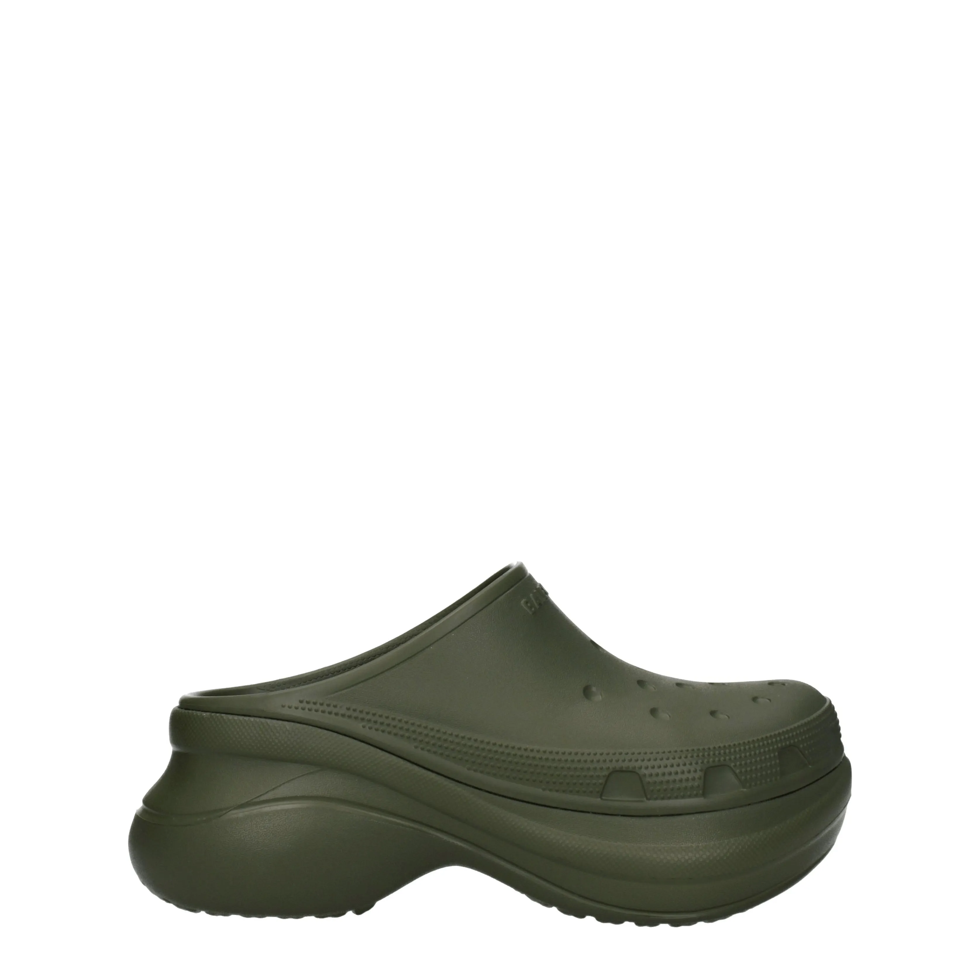 Balenciaga Ciabatte e Zoccoli Crocs Uomo Gomma Verde/Cachi