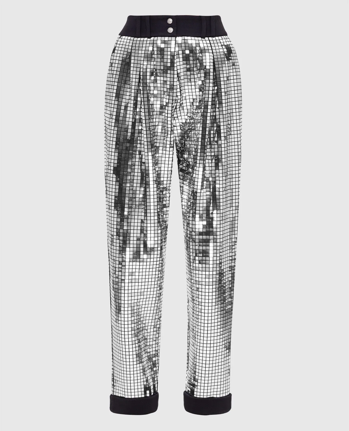 Balmain Pantaloni argento RF25397J078