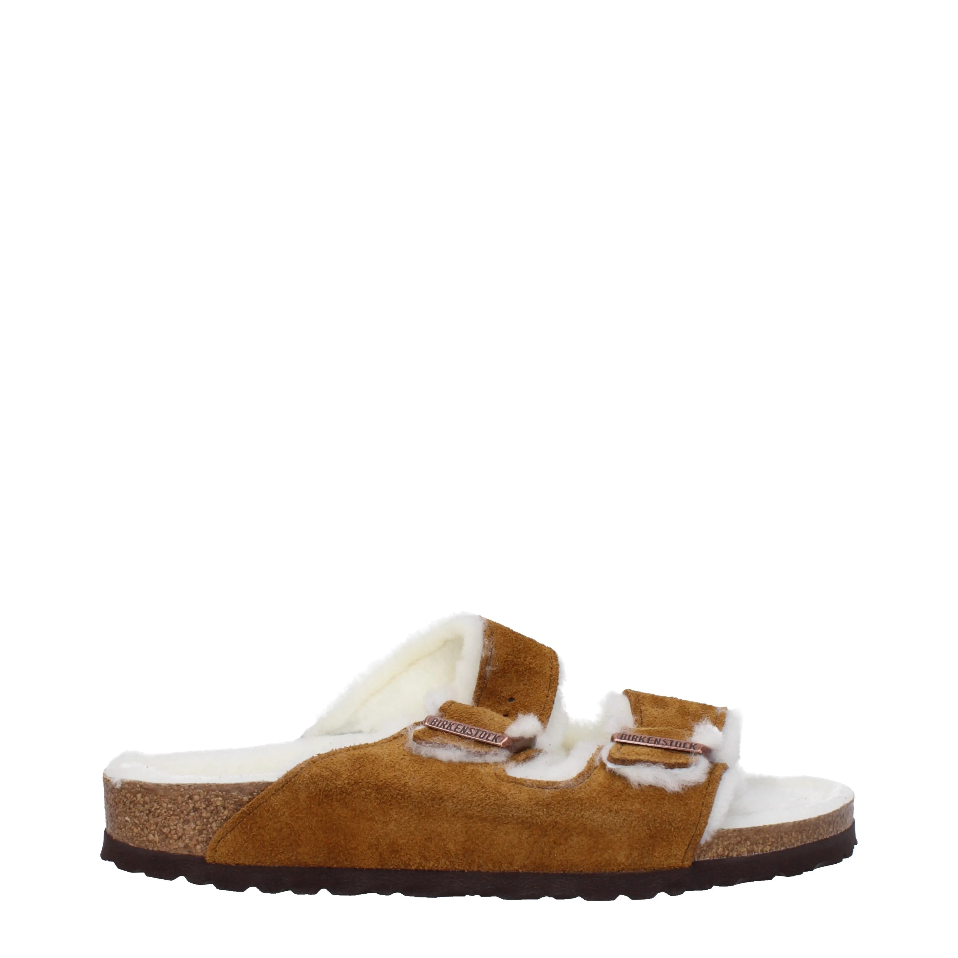 Birkenstock Ciabatte e Zoccoli Arizona Donna Camoscio Marrone/Visone