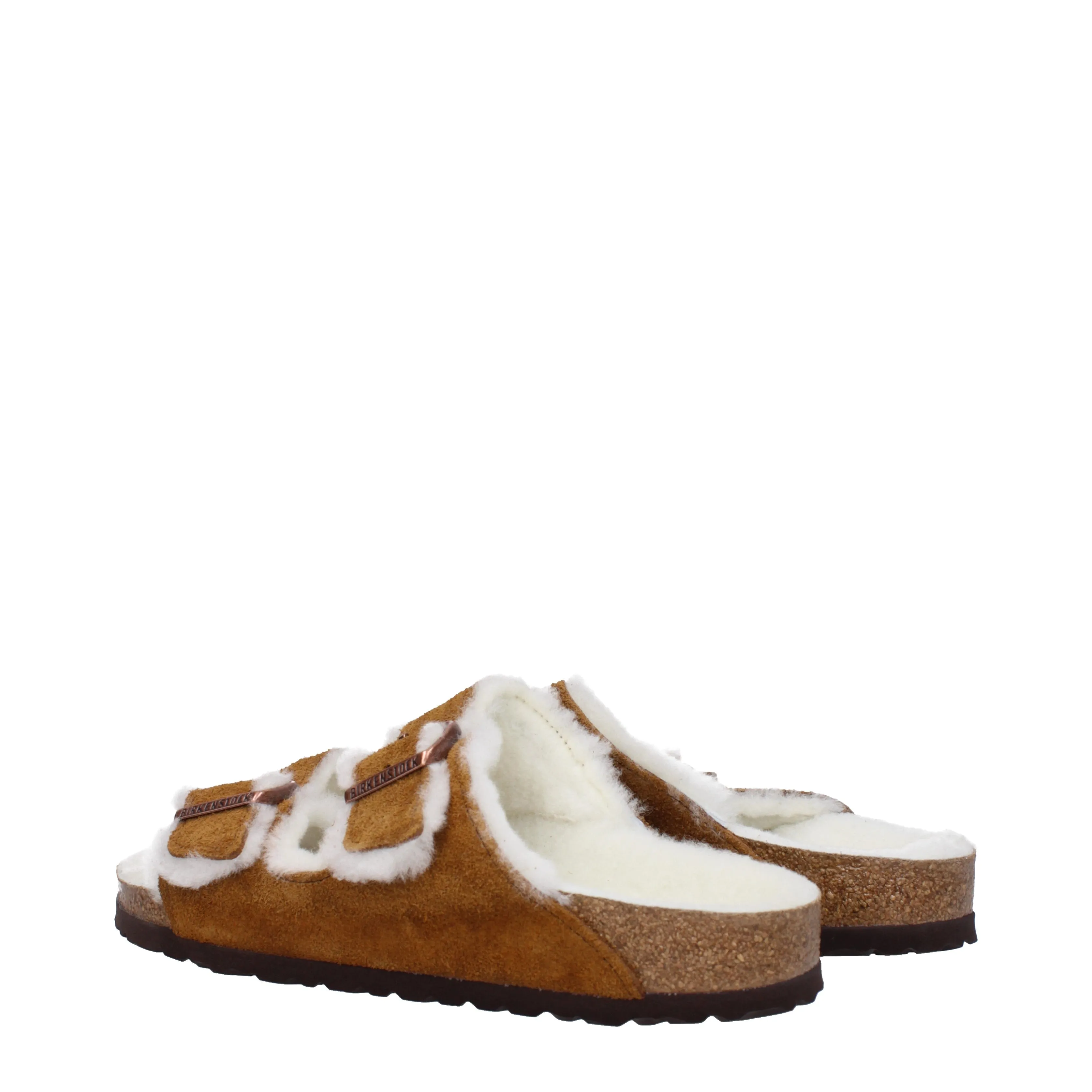 Birkenstock Ciabatte e Zoccoli Arizona Donna Camoscio Marrone/Visone