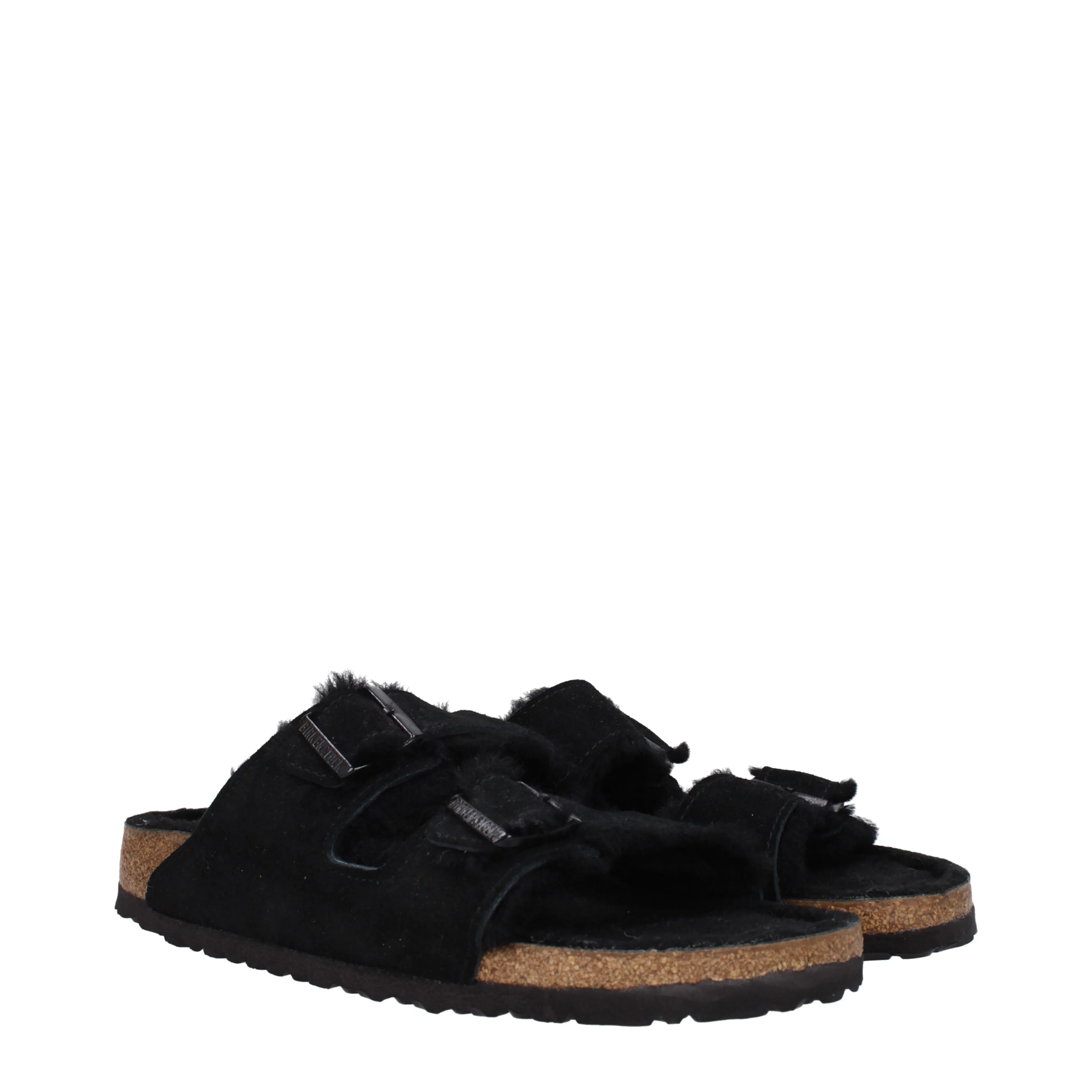 Birkenstock Ciabatte e Zoccoli Arizona Uomo Camoscio Nero