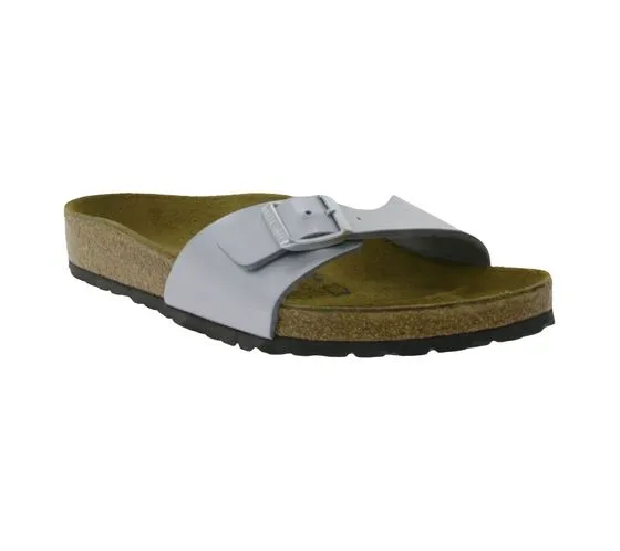 BIRKENSTOCK Madrid zoccoli Made in Germany sandalo larghezza normale 0040411 argento