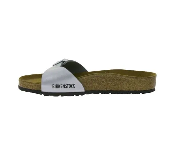 BIRKENSTOCK Madrid zoccoli Made in Germany sandalo larghezza normale 0040411 argento