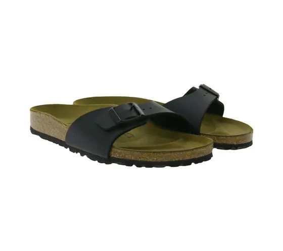 BIRKENSTOCK Madrid zoccoli Made in Germany sandalo larghezza stretta 0040303 nero