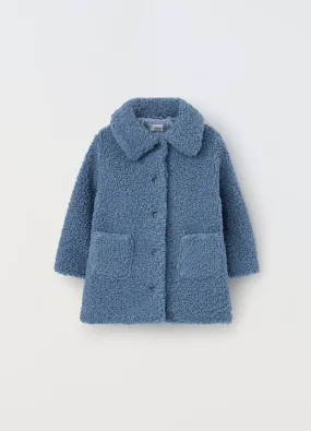 BLUKIDS  Cappotto in sherpa imbottito bambina