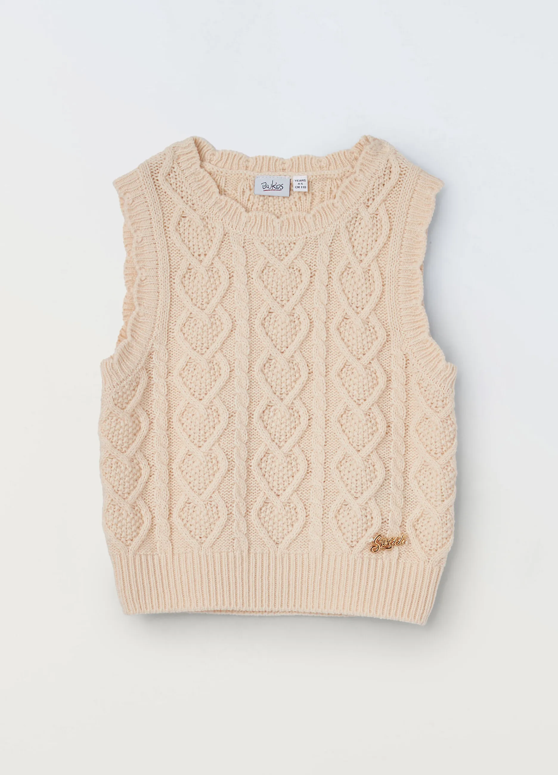 BLUKIDS  Gilet tricot bambina