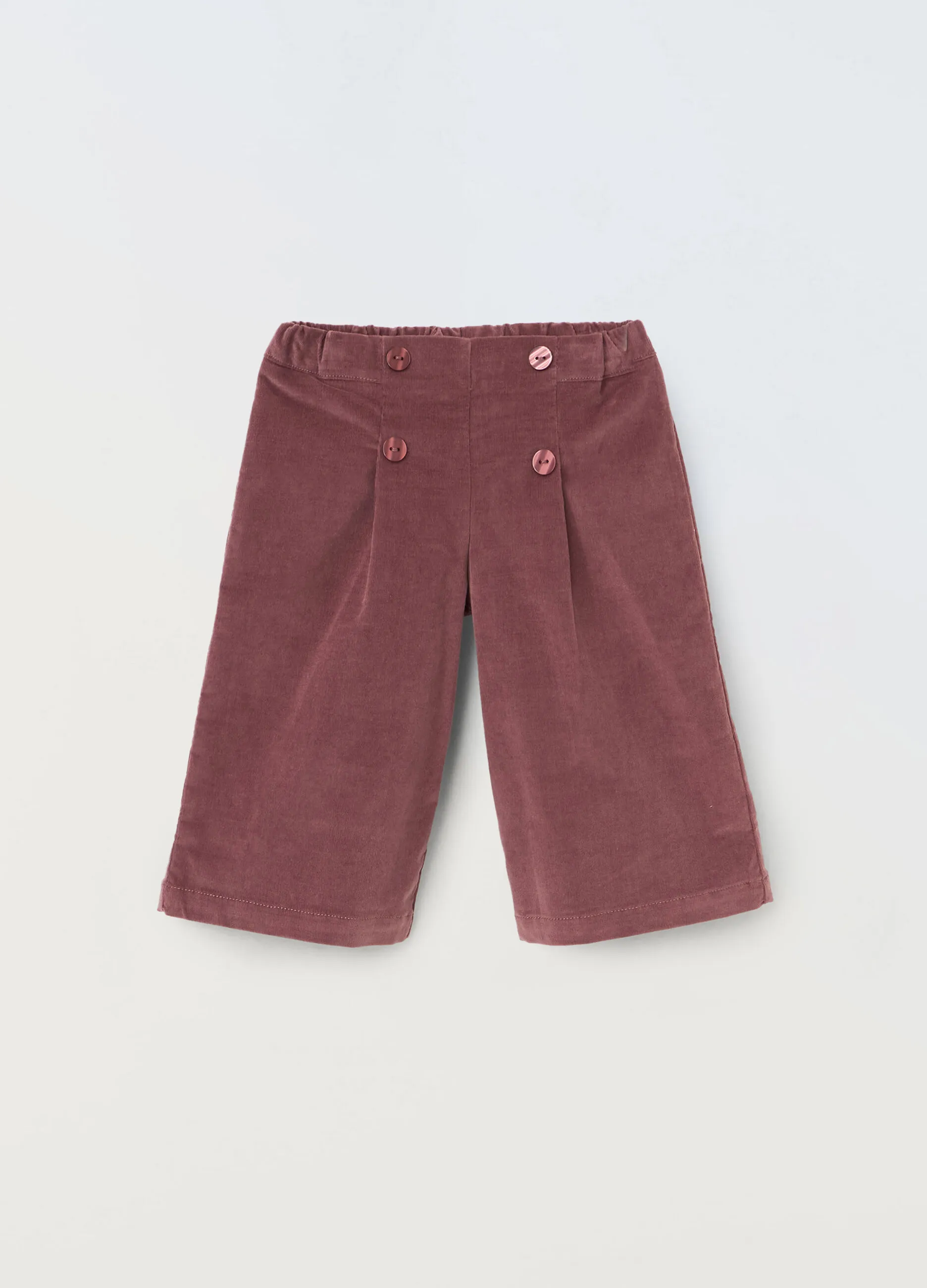 BLUKIDS  Pantaloni in costina di velluto neonata