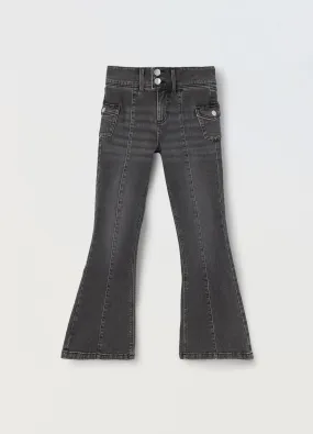 BLUKIDS  Pantaloni in denim stretch wide fit ragazza