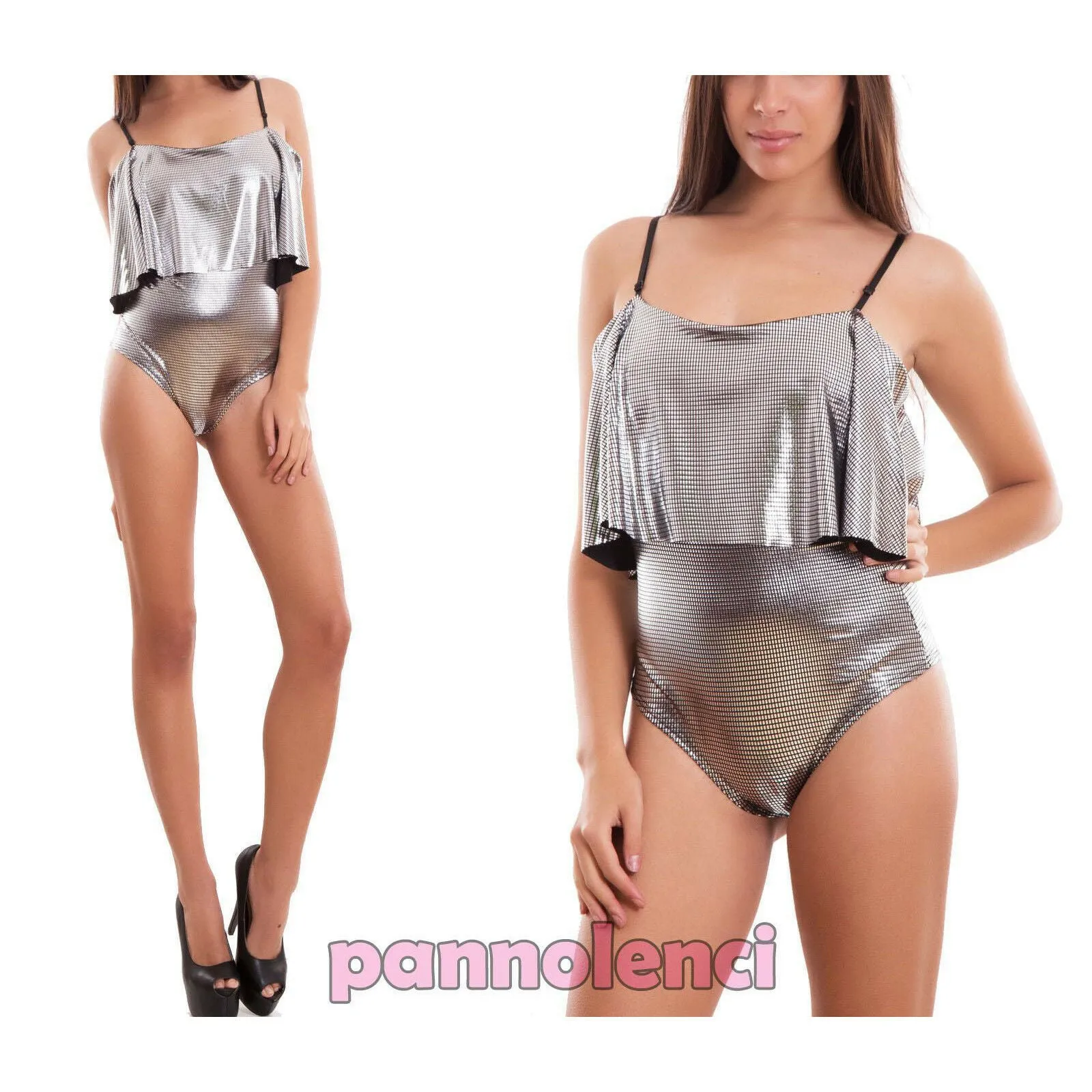 Body donna lucido ruches CJ-2409