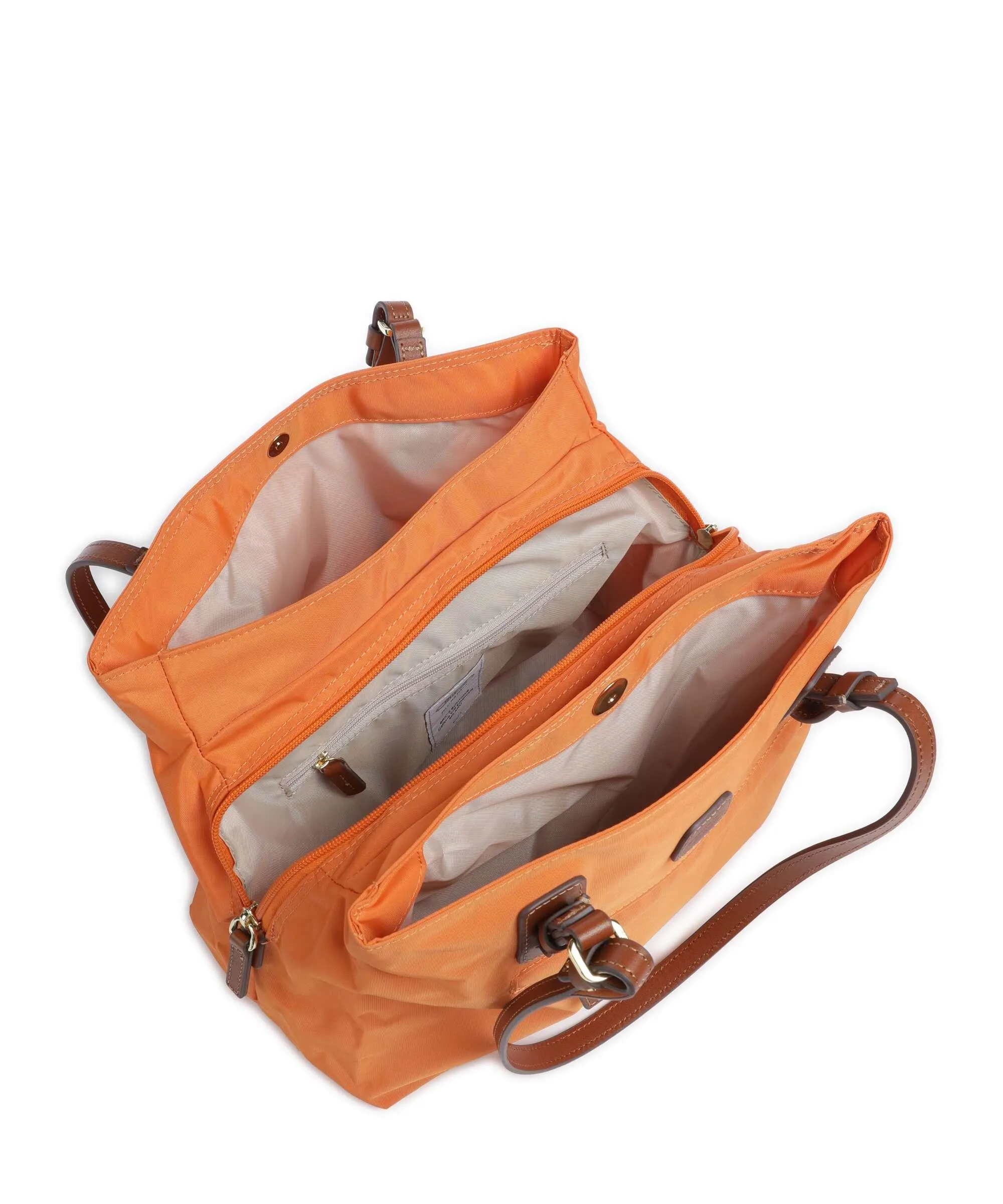  Brics X-Collection Borsa shopper nylon riciclato arancio  