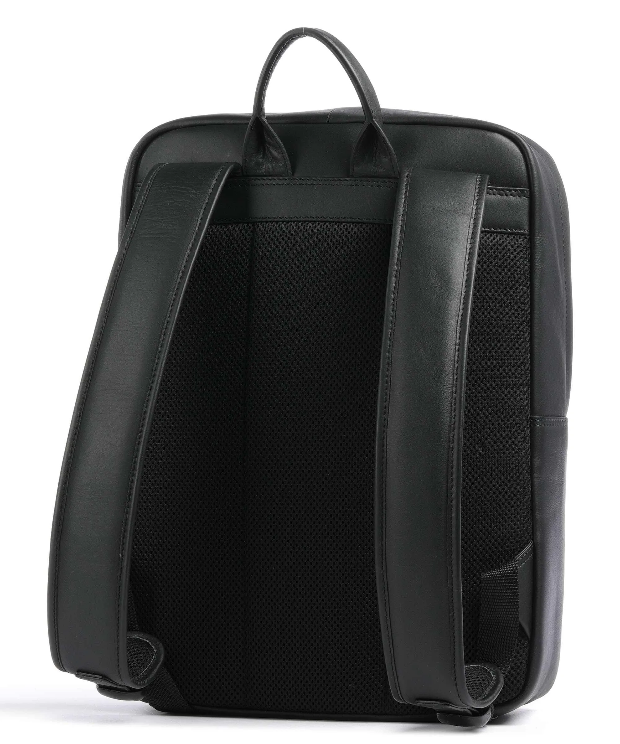  Bugatti Clark Zaino porta pc 14″ pelle di vacchetta finemente grana nero  