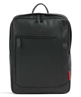  Bugatti Clark Zaino porta pc 14″ pelle di vacchetta finemente grana nero  