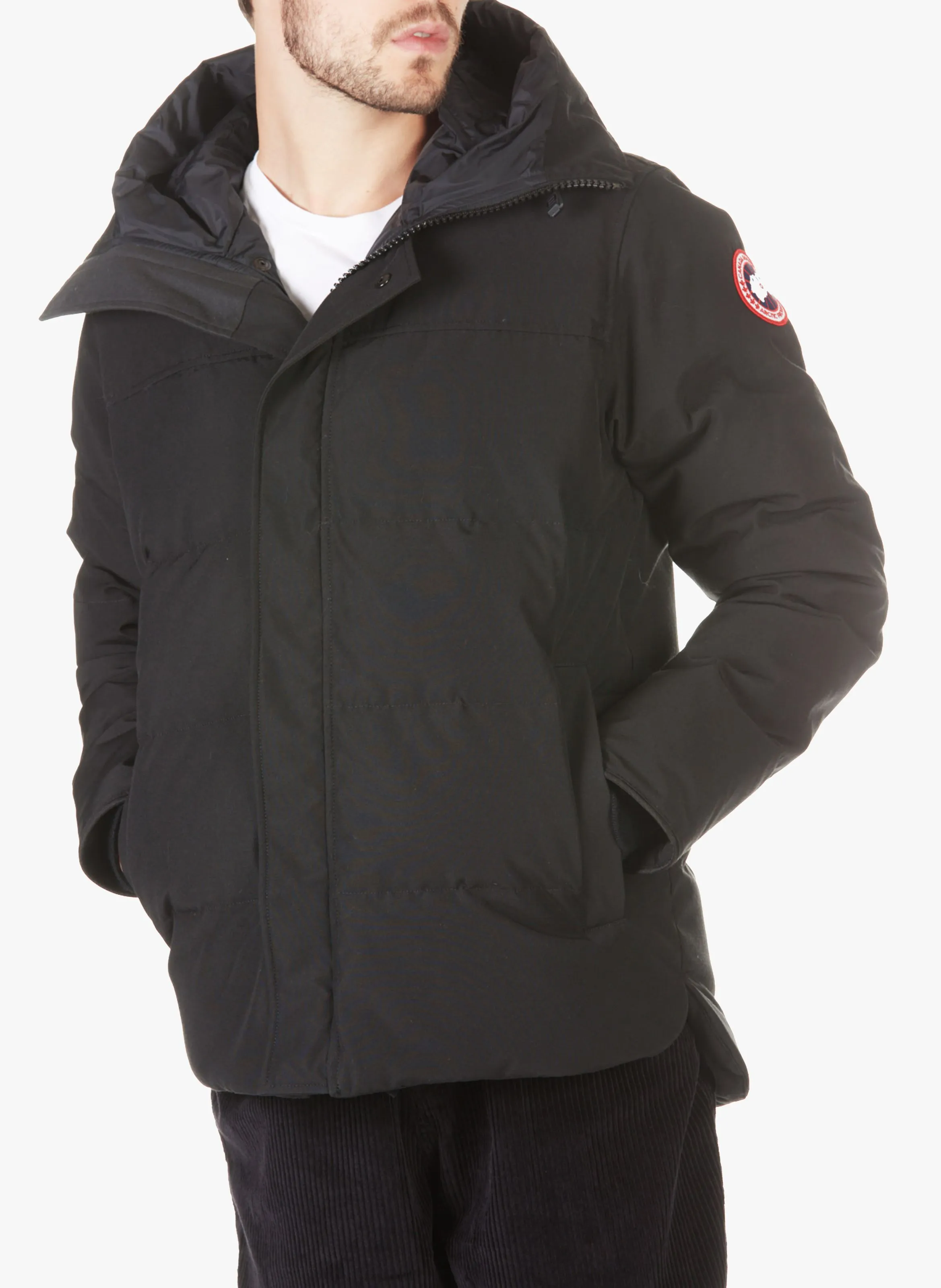  CANADA GOOSE   MACMILLAN PARKA - Piumino a collo alto con cappuccio | Nero