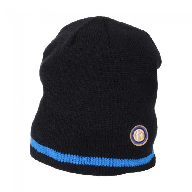 Cappello cuffia bordino tifosi interisti abbigliamento ufficiale F.C. Internazionale *01185