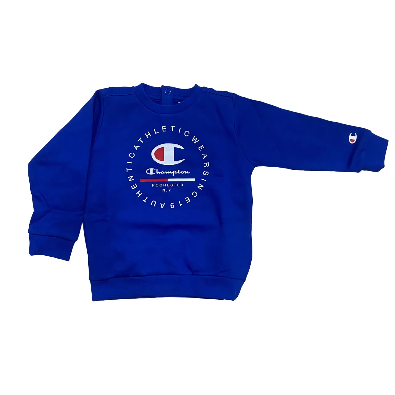 Champion tuta da bambino con felpa girocollo 306847 BS008 blu chiaro-blu