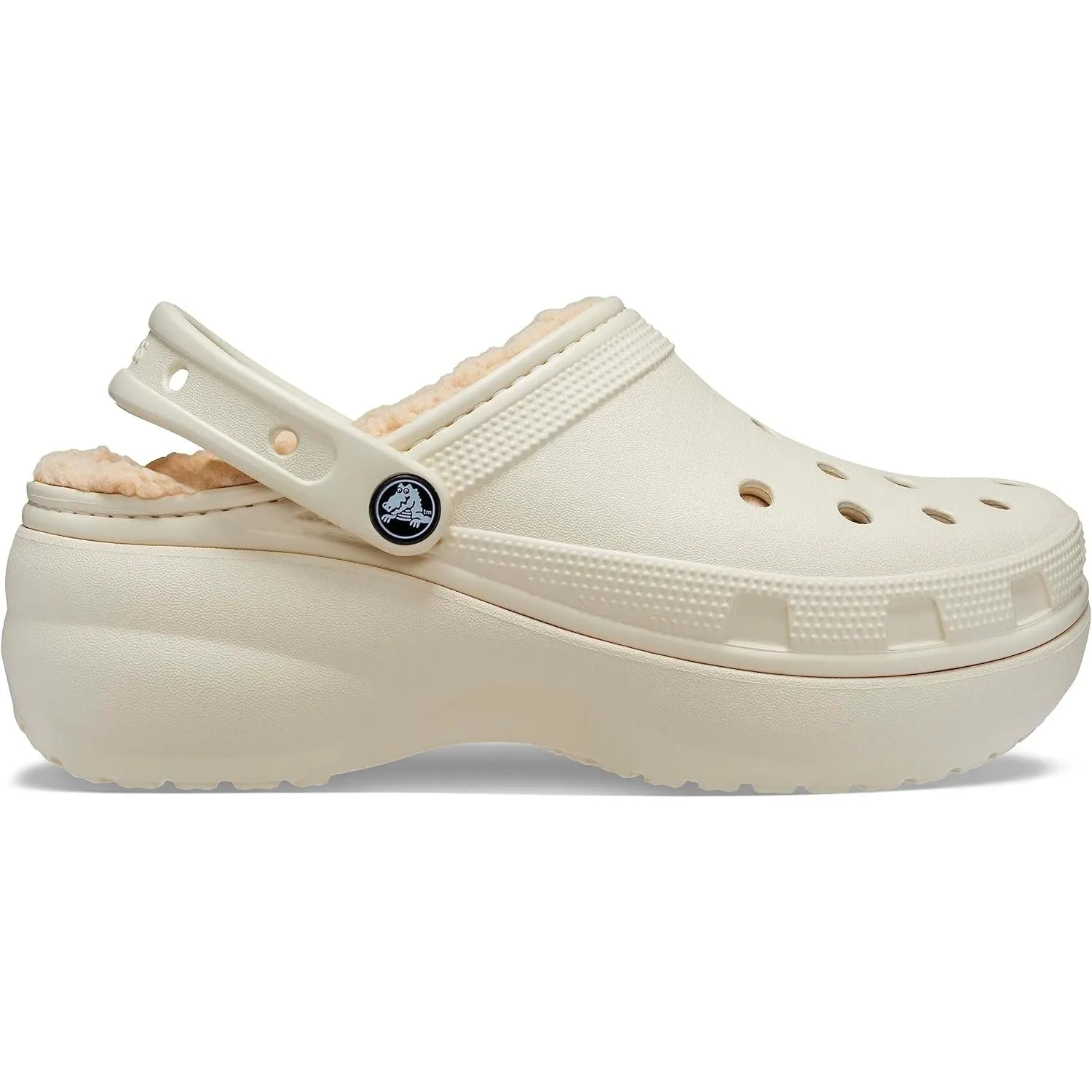 Ciabatte CROCS Donna CLASSIC PLATFORM LINED CLOG W Bianco