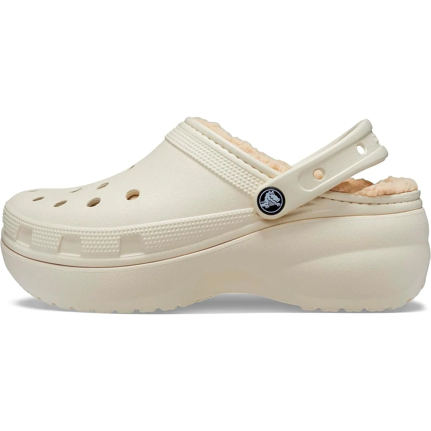 Ciabatte CROCS Donna CLASSIC PLATFORM LINED CLOG W Bianco