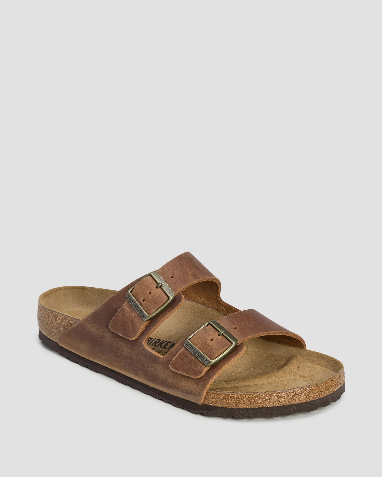 Ciabatte marroni da uomo Birkenstock Arizona Regular 1028272-braun