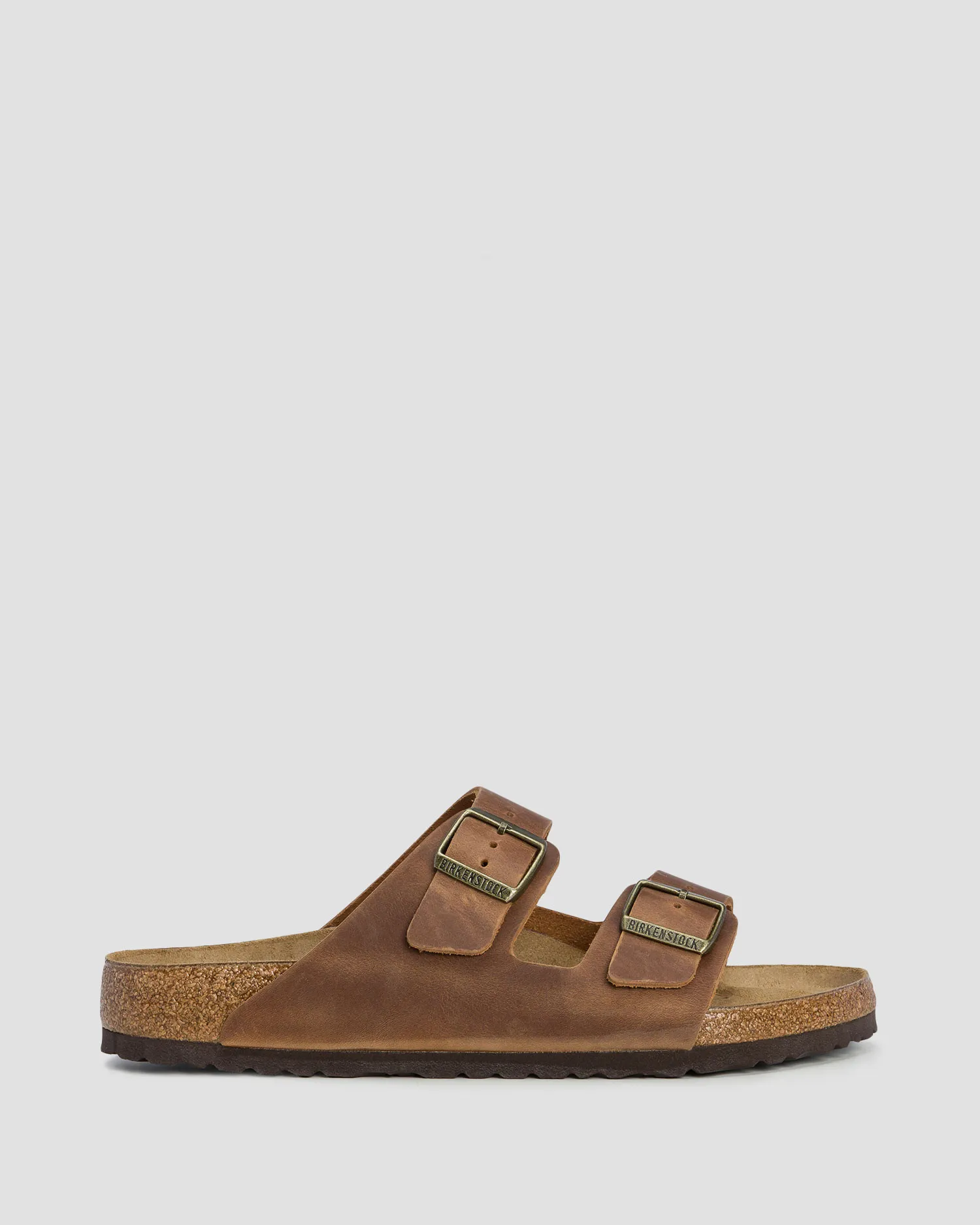 Ciabatte marroni da uomo Birkenstock Arizona Regular 1028272-braun