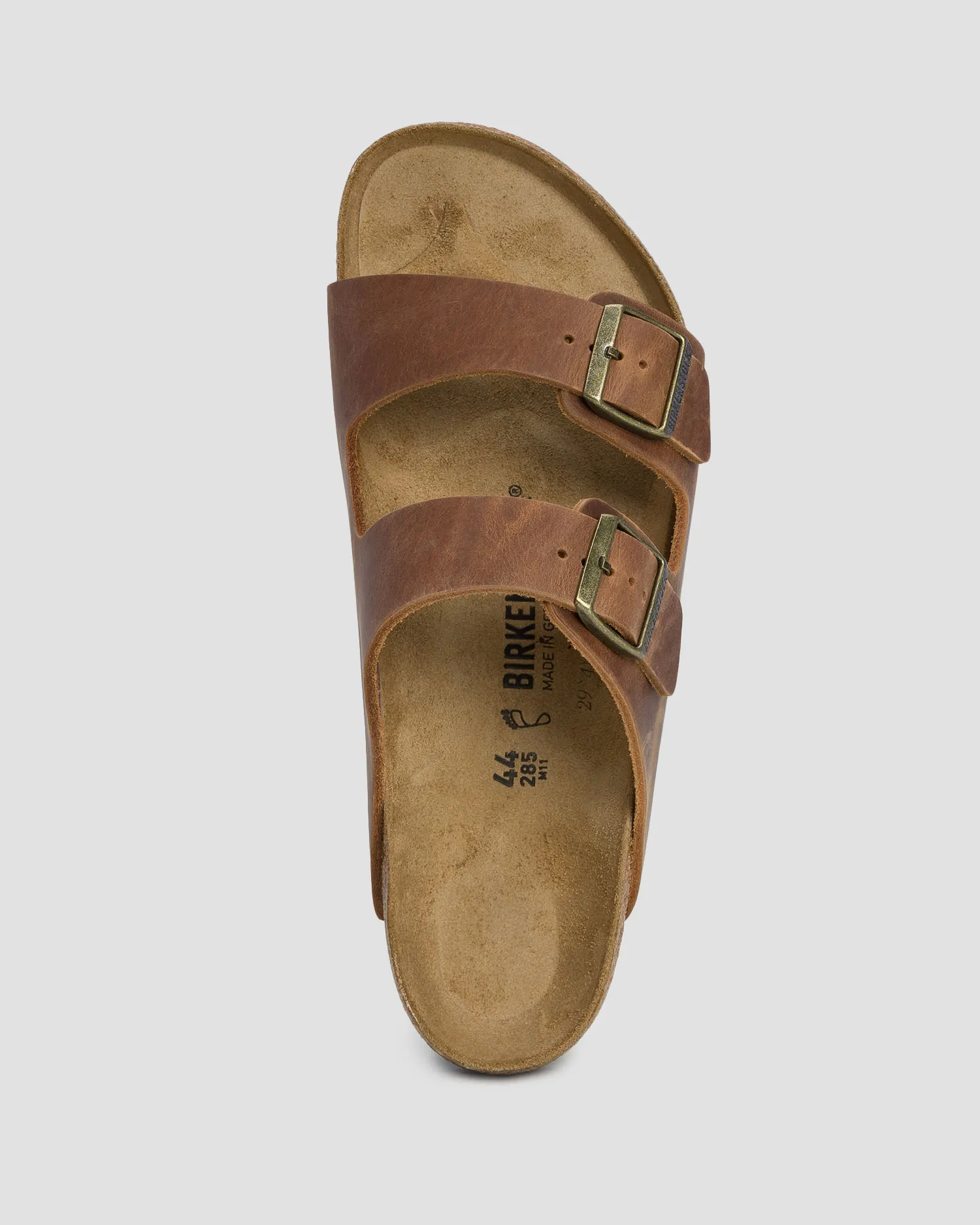 Ciabatte marroni da uomo Birkenstock Arizona Regular 1028272-braun