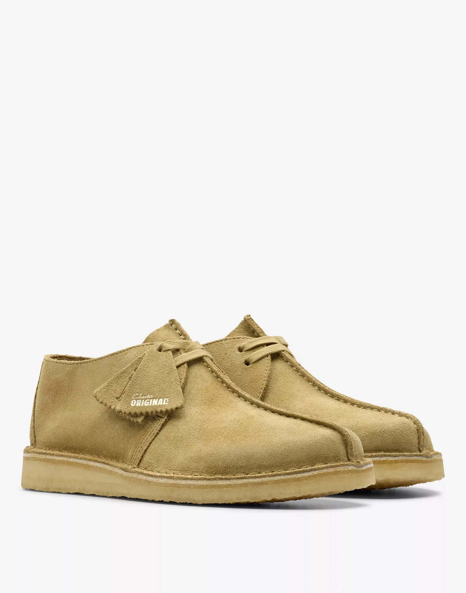 CLARKS Polacchine Desert Trek in Pelle Scamosciata Oakwood