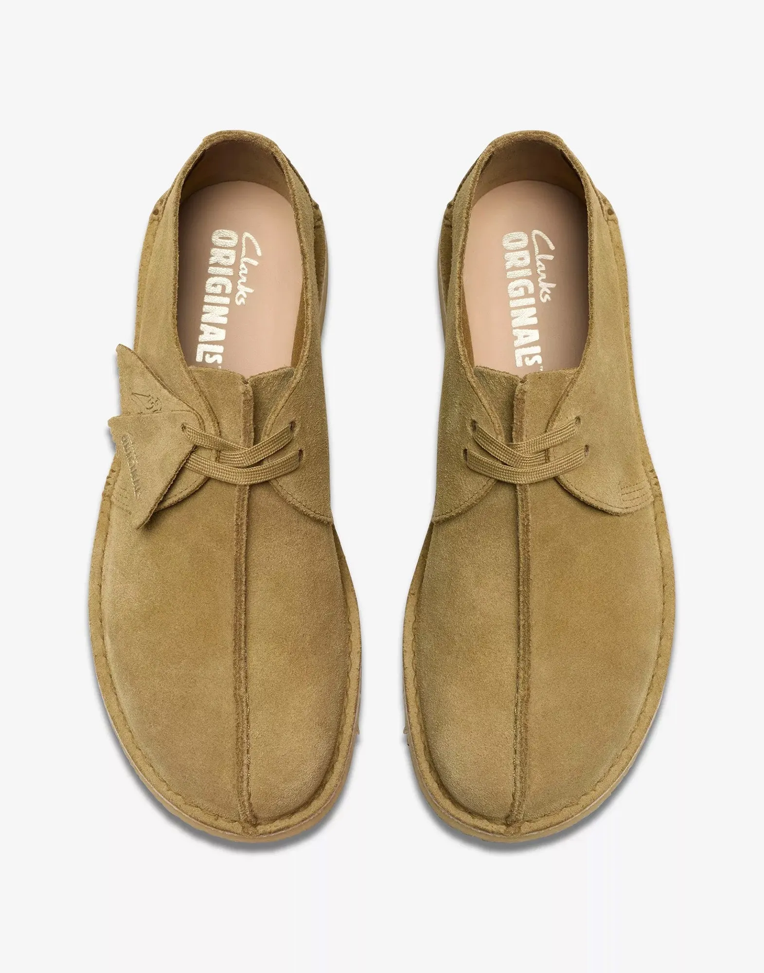 CLARKS Polacchine Desert Trek in Pelle Scamosciata Oakwood