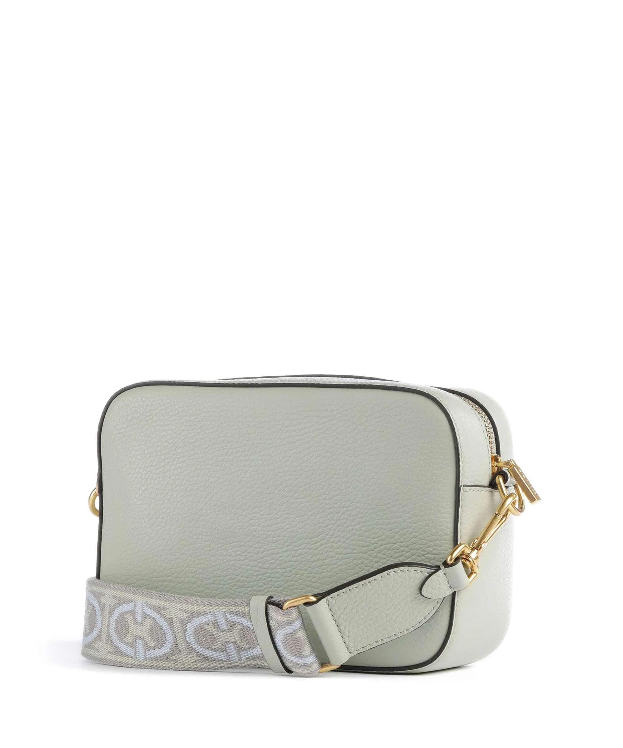  Coccinelle Beat Soft Ribbon Borsa a tracolla pelle granulata verde menta  