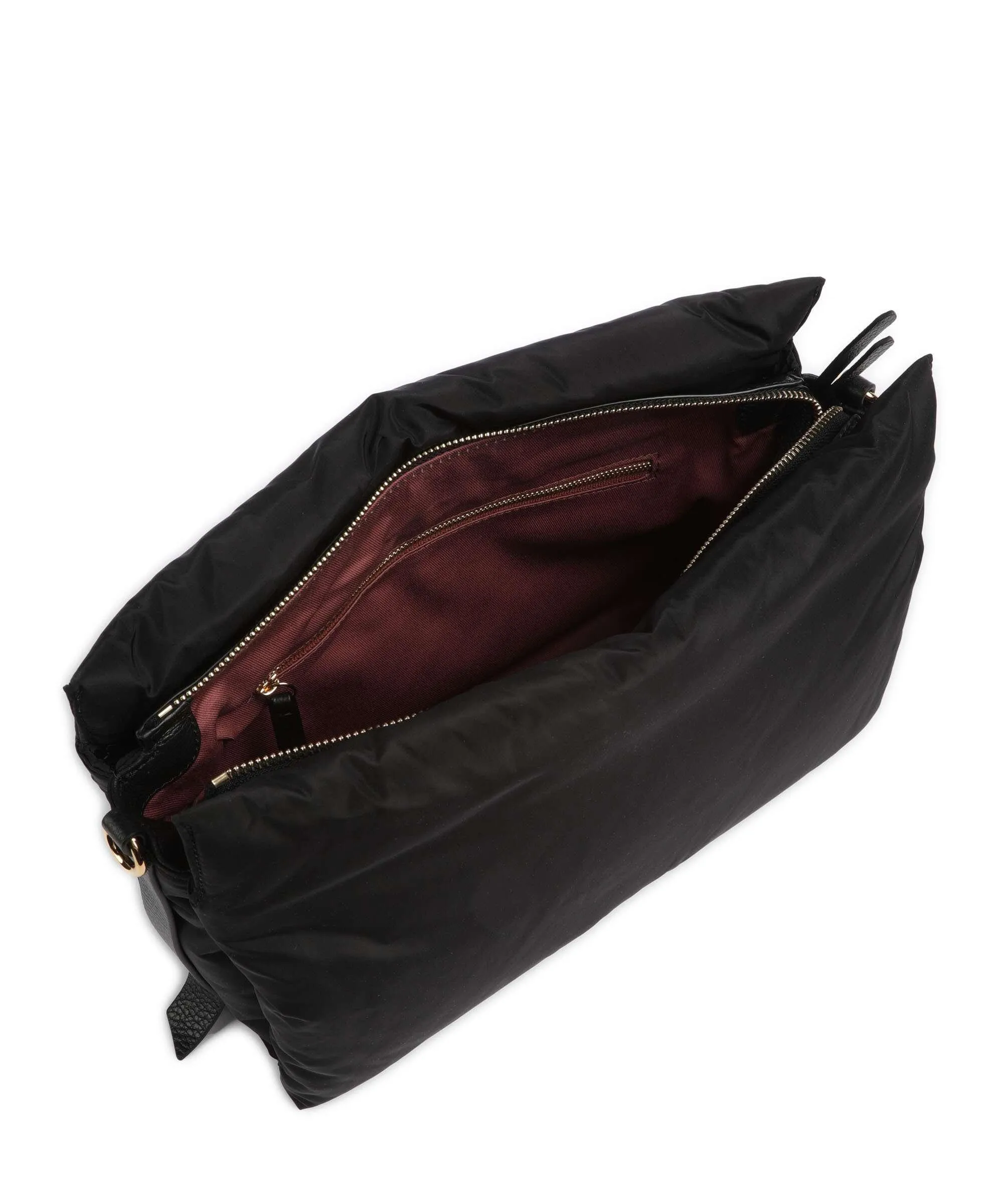  Coccinelle Boheme Puffy Nylon Borsa a spalla nylon nero  