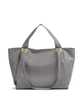  Coccinelle Oliver Borsa shopper pelle granulata grigio  