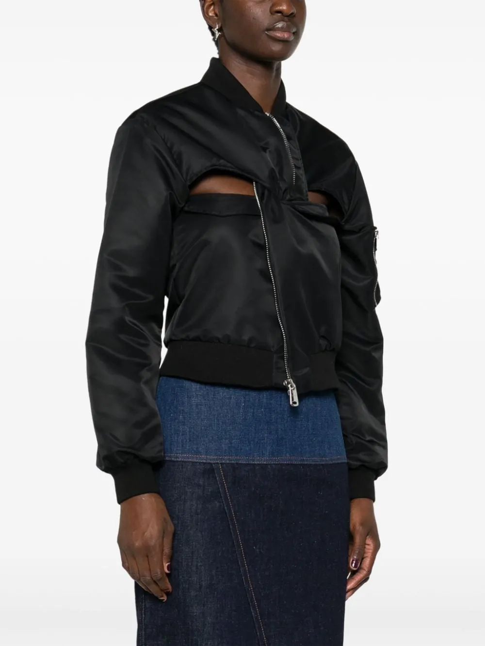 COPERNI GIACCA BOMBER CUT-OUT