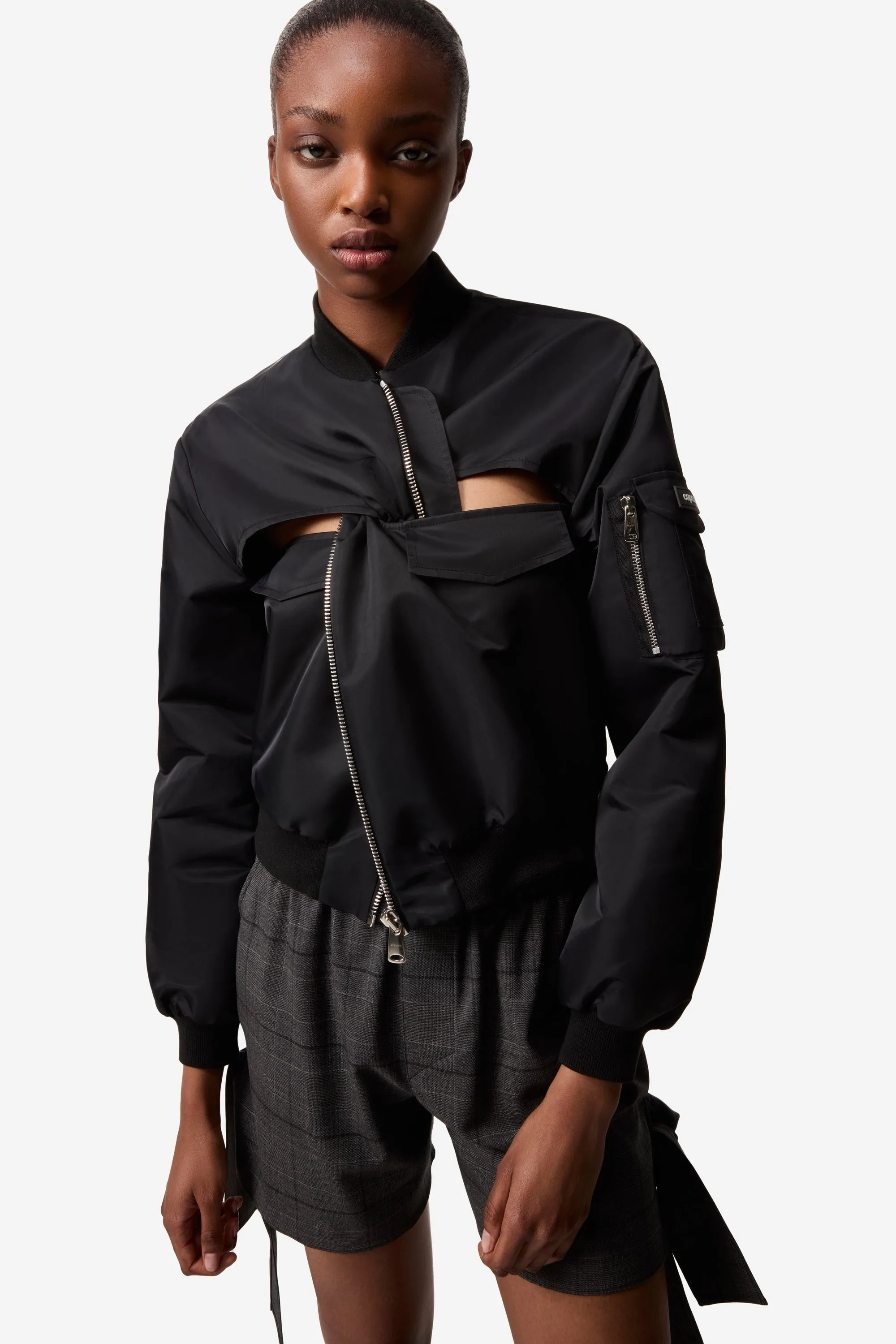 COPERNI GIACCA BOMBER CUT-OUT