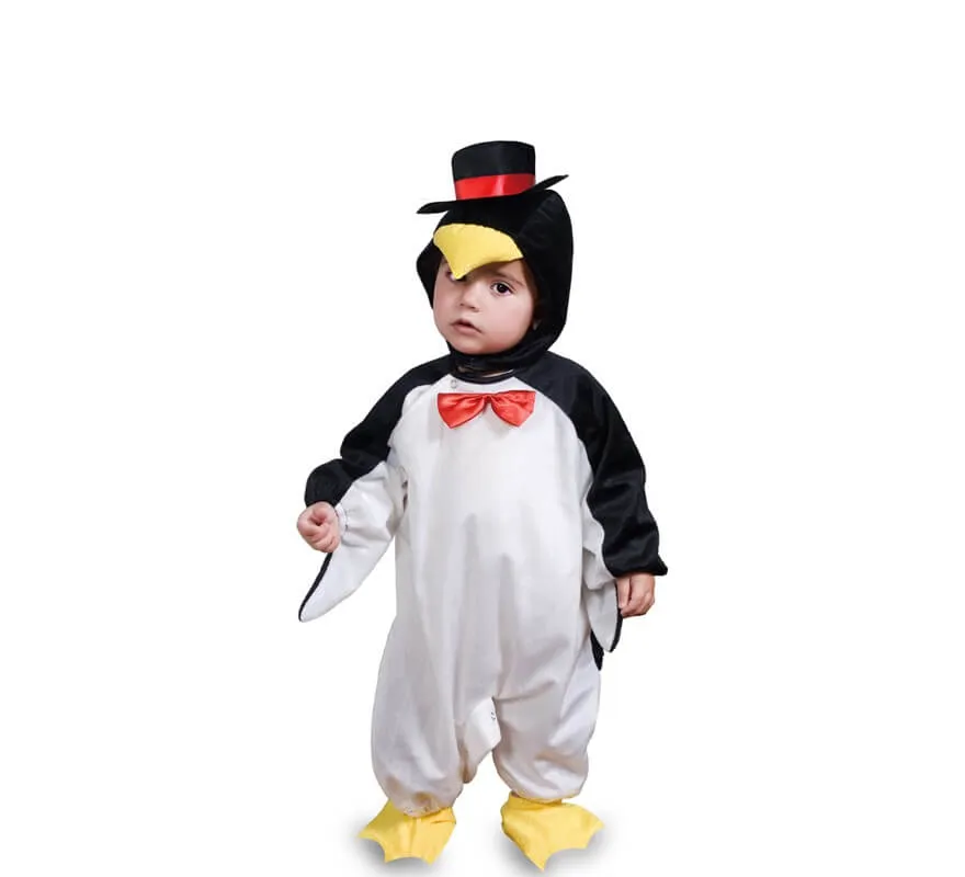 Costume da pinguino con cappello per bambino