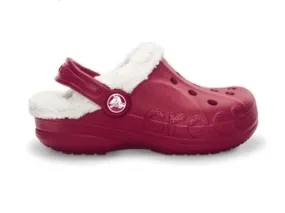 CROCS CIABATTE SANDALI JUNIOR INVERNO 11745 6B4  BAYA LINED KIDS POMEGRANATE/OATMEAL