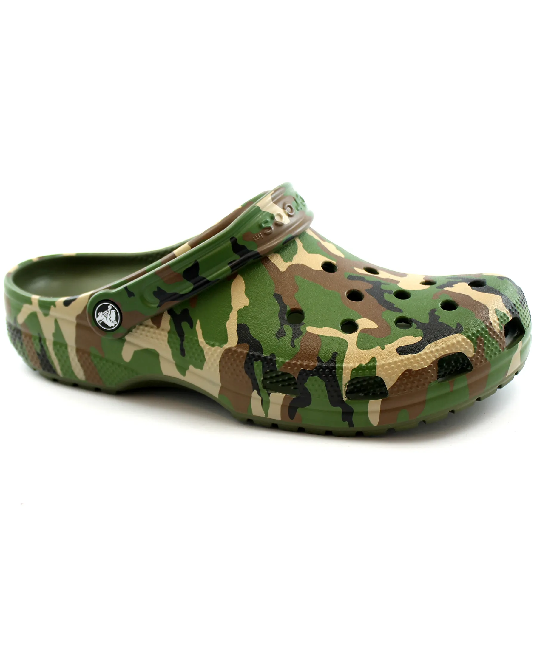 CROCS ROOMY FIT 206454 army green verde ciabatte zoccoli uomo gomma