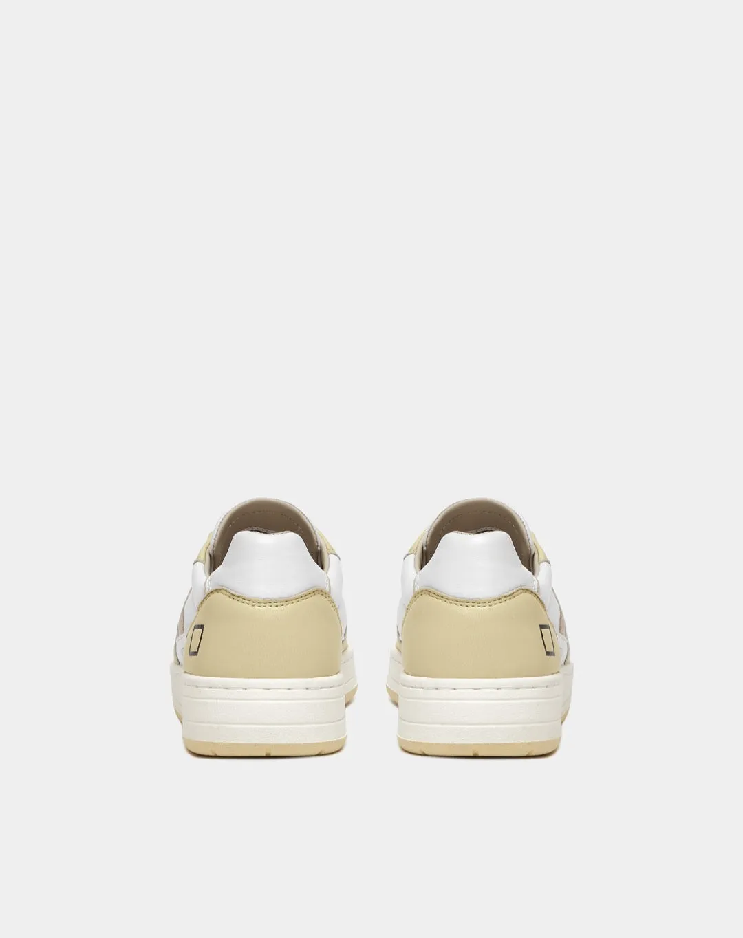 D.A.T.E. SNEAKERS DONNA COURT 2.0 SOFT WHITE-YELLOW