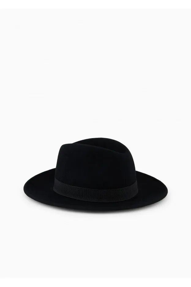   Emporio Armani     Emporio Armani Cappello fedora in feltro    