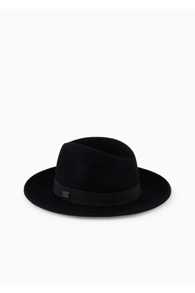   Emporio Armani     Emporio Armani Cappello fedora in feltro    